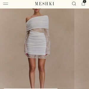 Meshki Luxie Dress - Ivory